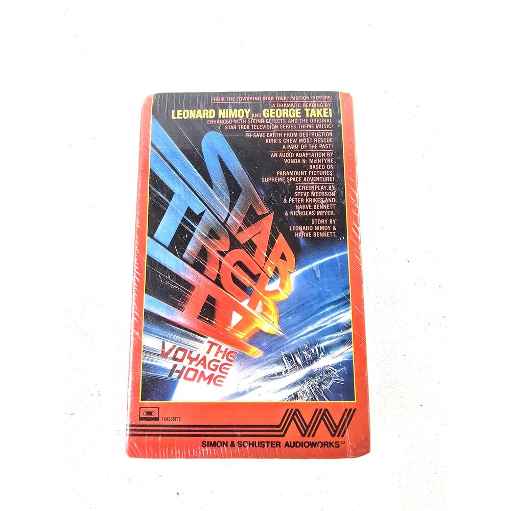 Vintage Star Trek IV The Voyage Home AudioBook by Nimoy & Takei   NOS